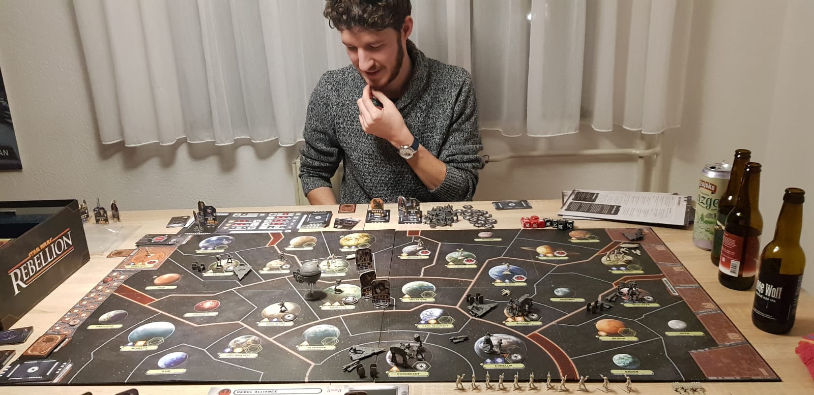 Me playing Star Wars Rebellion